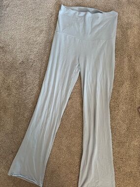 SKIMS Light Blue Flare Track Pants